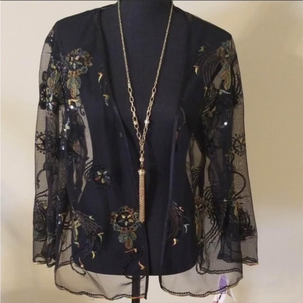 Dana Kay Black Shear Blazer 20WP